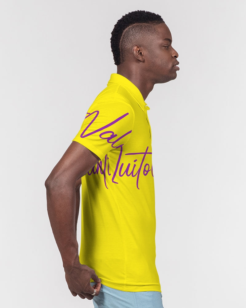 QuitoValantio!"A Taste of L.A." Men's Slim Fit Short Sleeve Polo