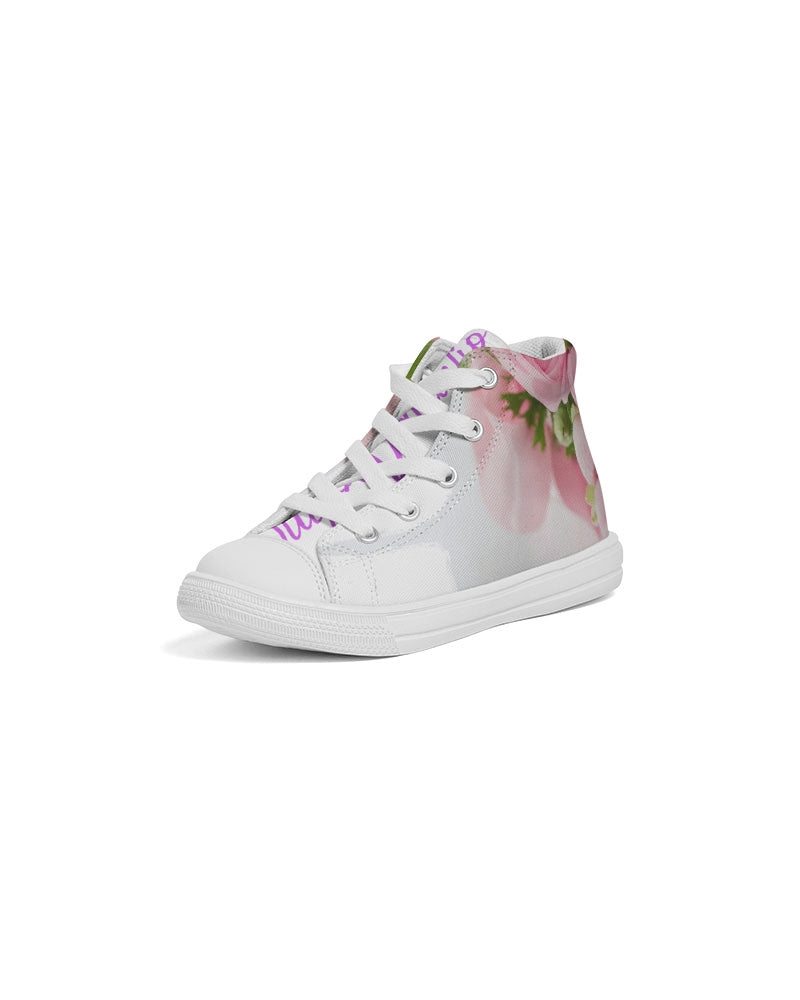 QuitoValantio!rose for mayla limited edition. Kids Hightop Canvas Shoe
