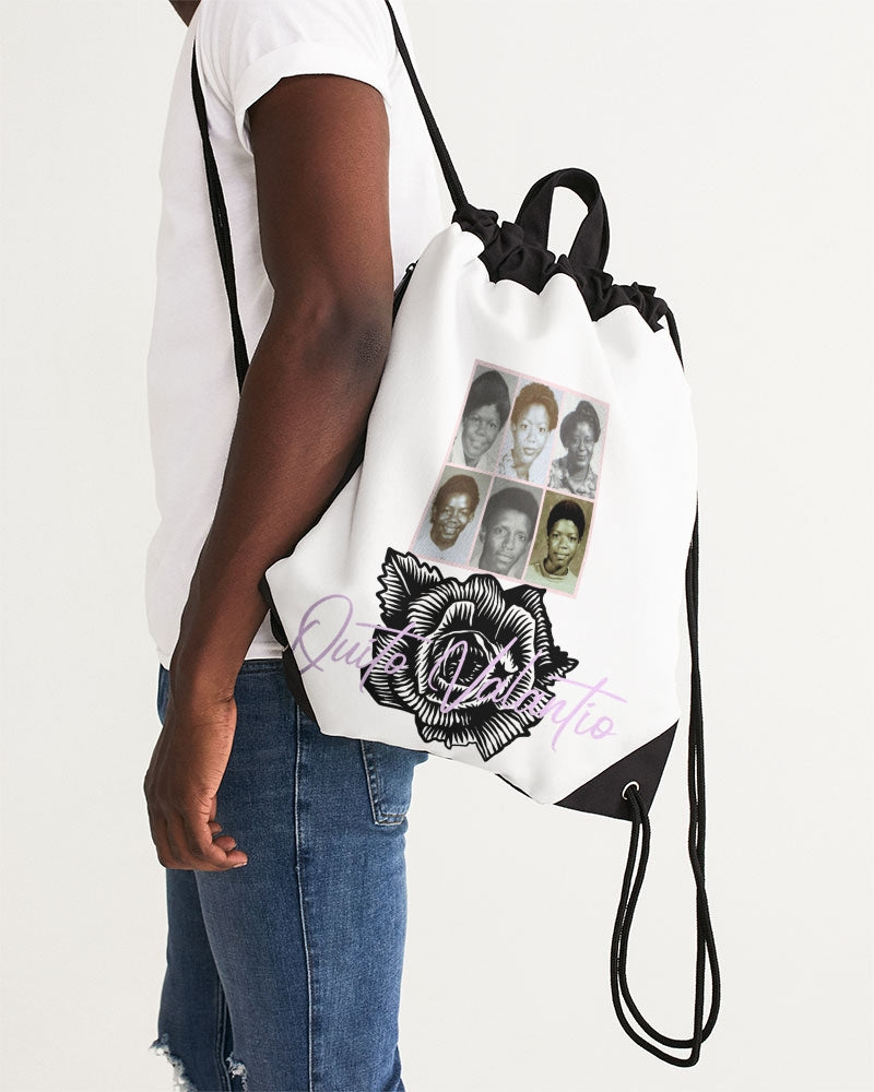 Quito Valantio"Family Tree"Edition. Canvas Drawstring Bag