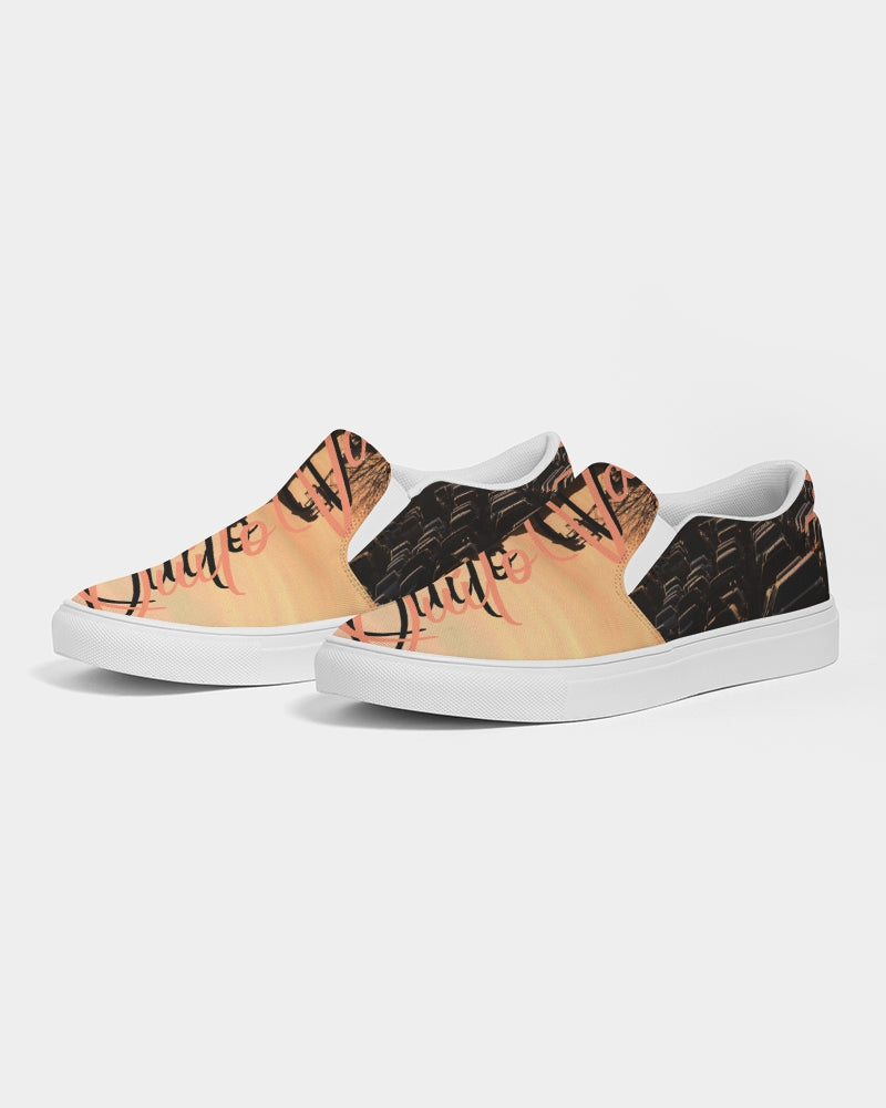Quito Valantio"Taste of Tulsa" Men's Slip-On Canvas Shoe