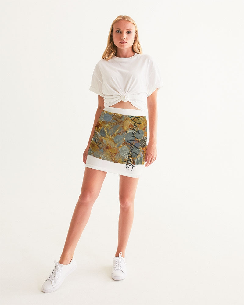 QuitoValantio!"coins"collection. Women's Mini Skirt