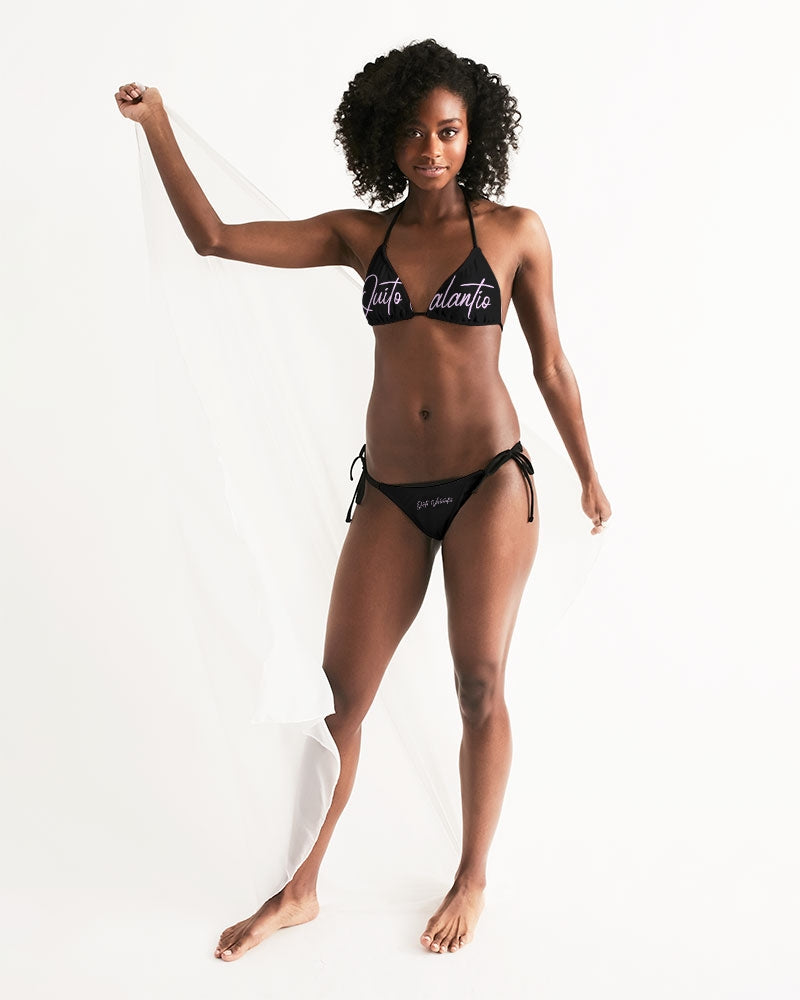 QuitoValantio! Purple essence. Women's Triangle String Bikini
