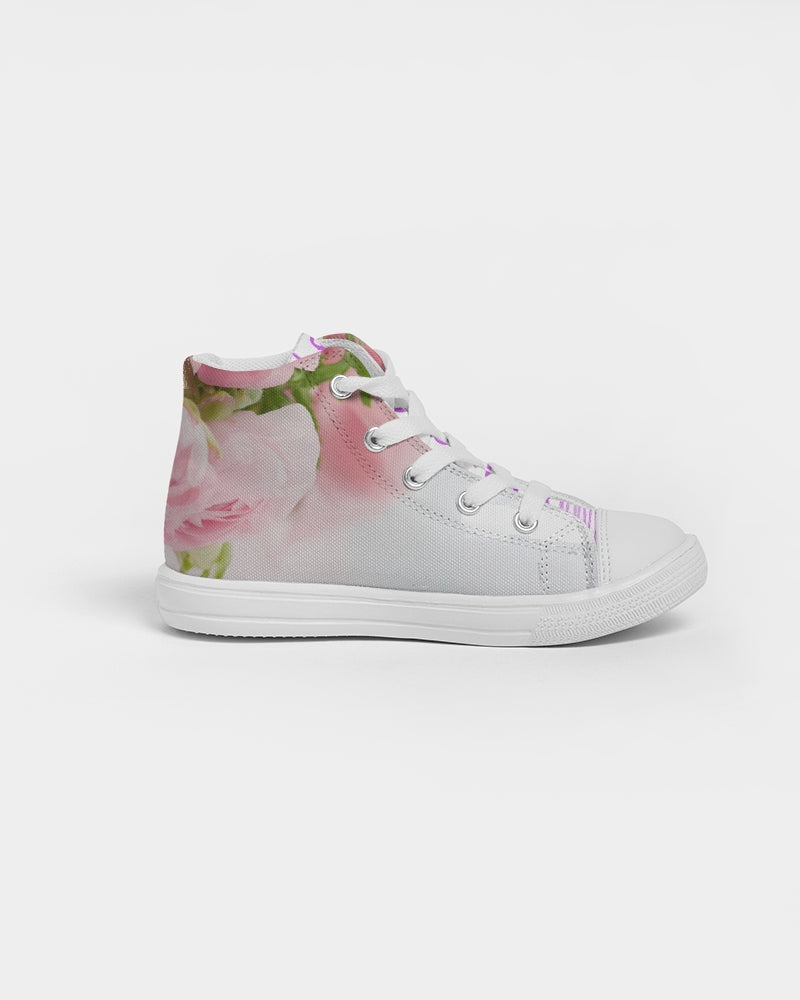 QuitoValantio!rose for mayla limited edition. Kids Hightop Canvas Shoe
