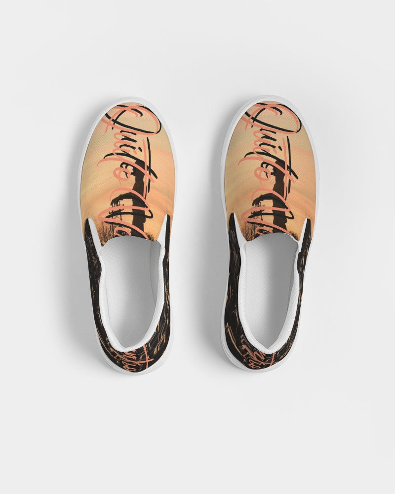 Quito Valantio"Taste of Tulsa" Men's Slip-On Canvas Shoe