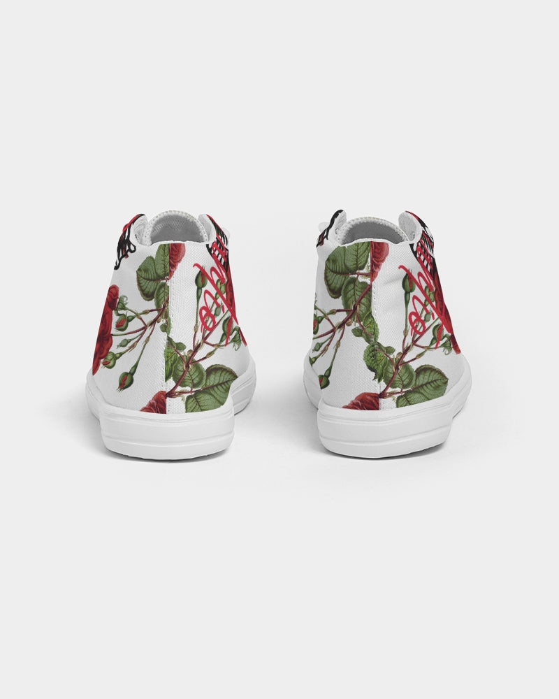 Quito Valantio!"Rose Amor"edition. Kids Hightop Canvas Shoe