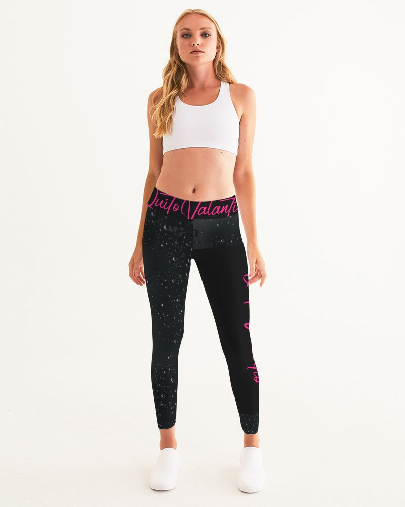 QuitoValantio! "Taste of pinc reign."edition. Women's Yoga Pants