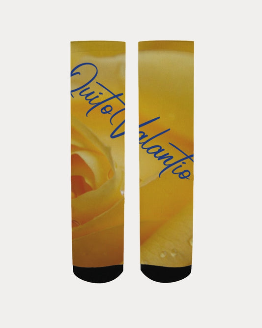 QuitoValantio!"Yellow rose deluxe" Men's Socks