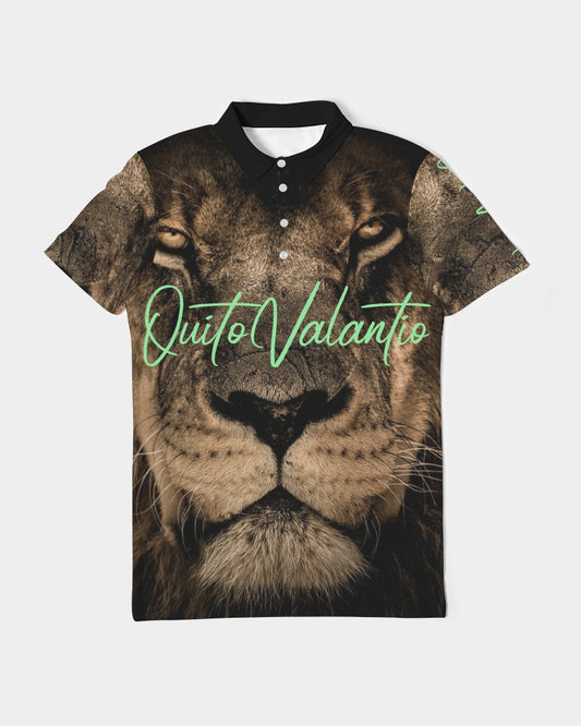 QuitoValantio!"Royalty"edition. Men's Slim Fit Short Sleeve Polo