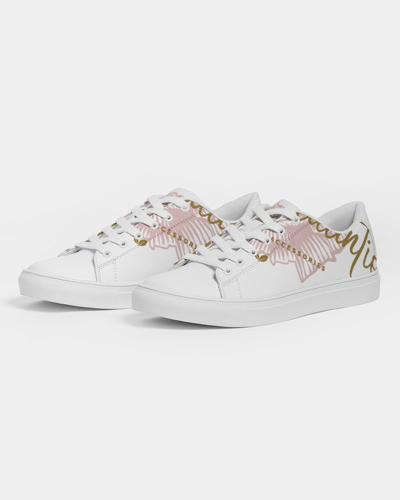 Quito Valantio! Florence nites. Women's Faux-Leather Sneaker