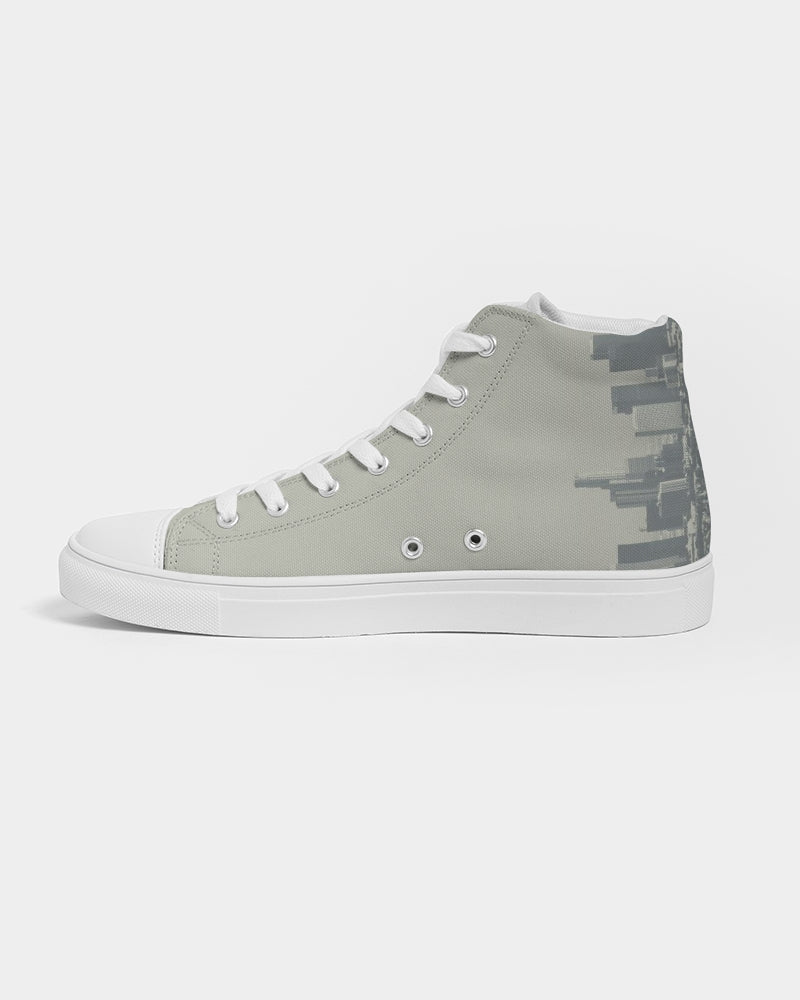 QuitoValantio!"A Taste of Losangeles"#3edition. Men's Hightop Canvas Shoe