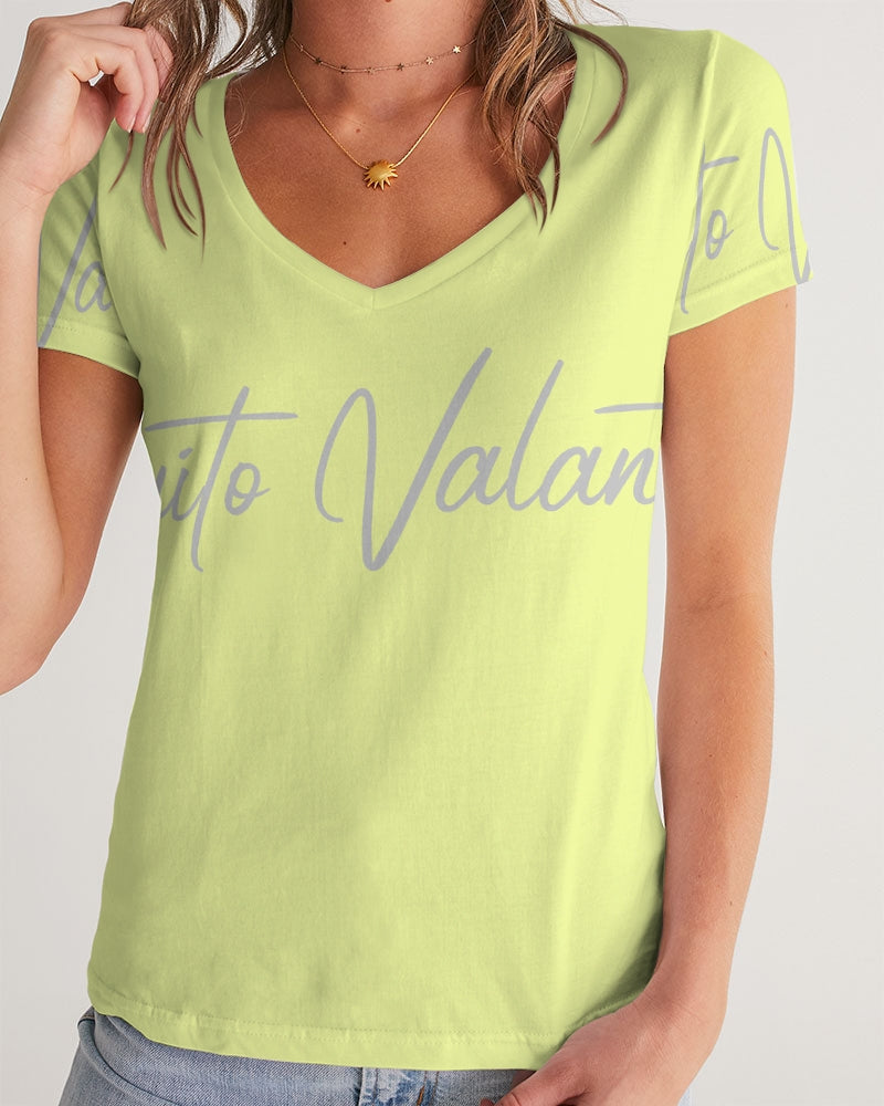 Quito Valantio "Soft tones"(2) edition Women's V-Neck Tee