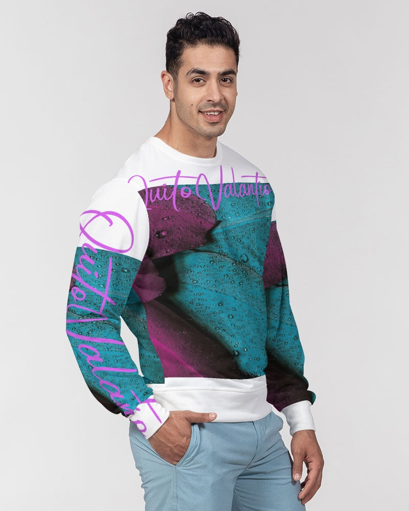 QuitoValantio!"Limited edition Plumleaf" Men's Classic French Terry Crewneck Pullover