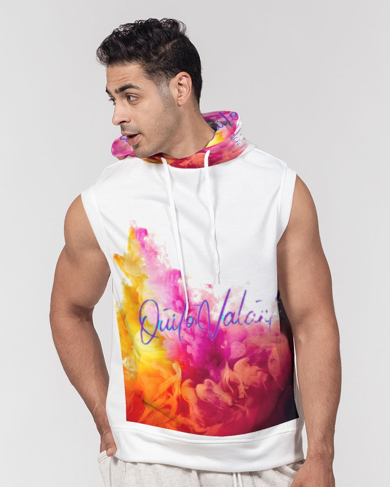 Quito Valantio!"Drip":Edition. Men's Premium Heavyweight Sleeveless Hoodie