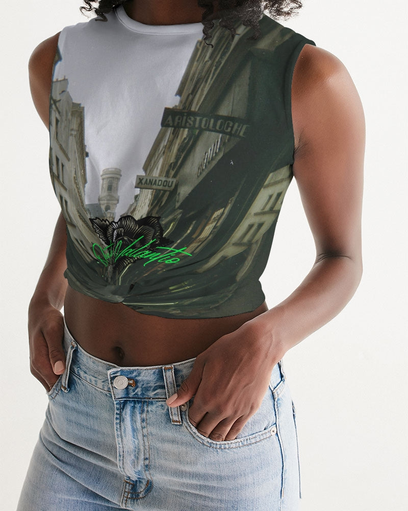 QuitoValantio!A Taste of Paris€2 Women's Twist-Front Tank