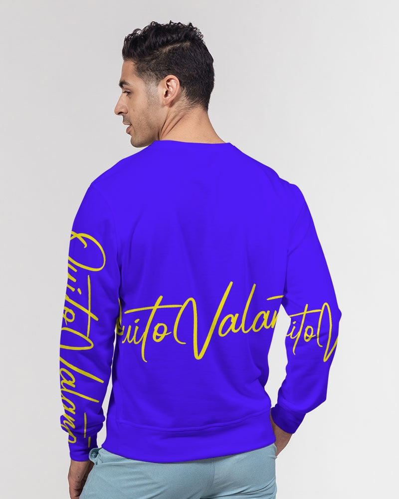 QuitoValantio!"Pacific coast"edition. Men's Classic French Terry Crewneck Pullover