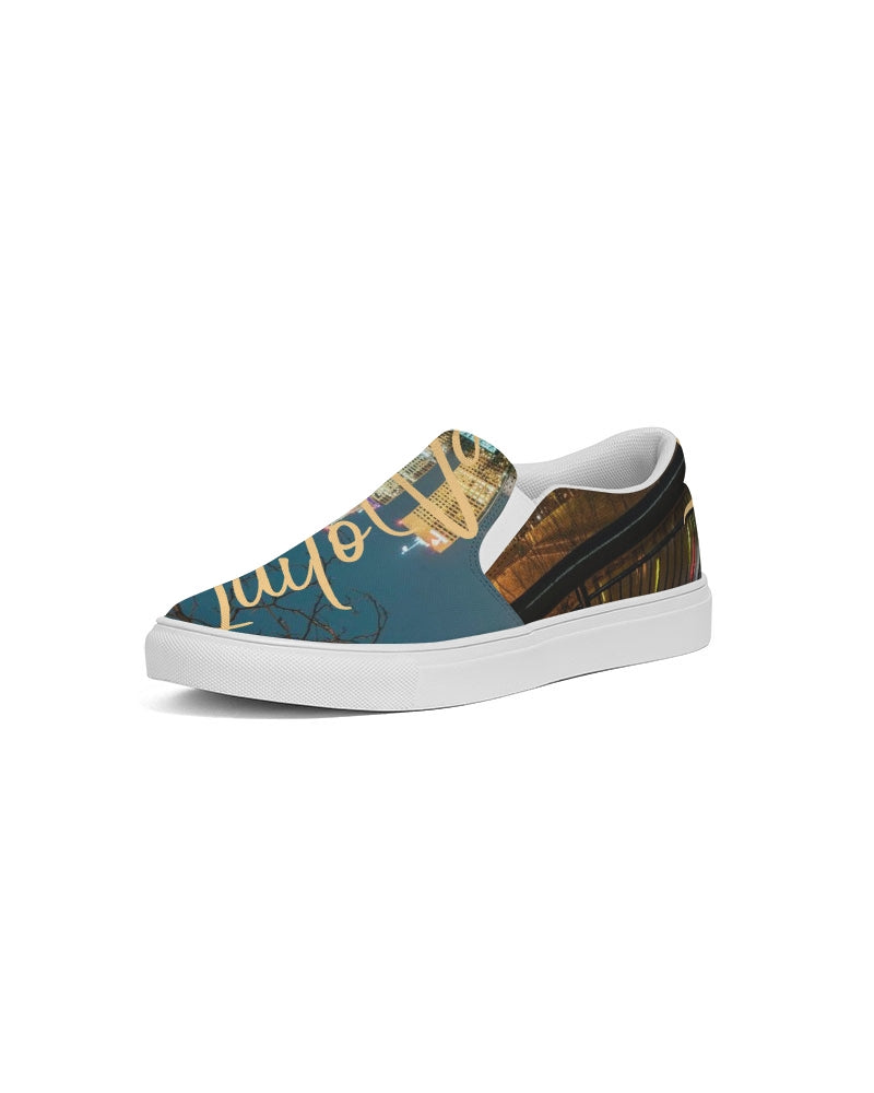 Quito Valantio "Taste of Indianapolis" Men's Slip-On Canvas Shoe