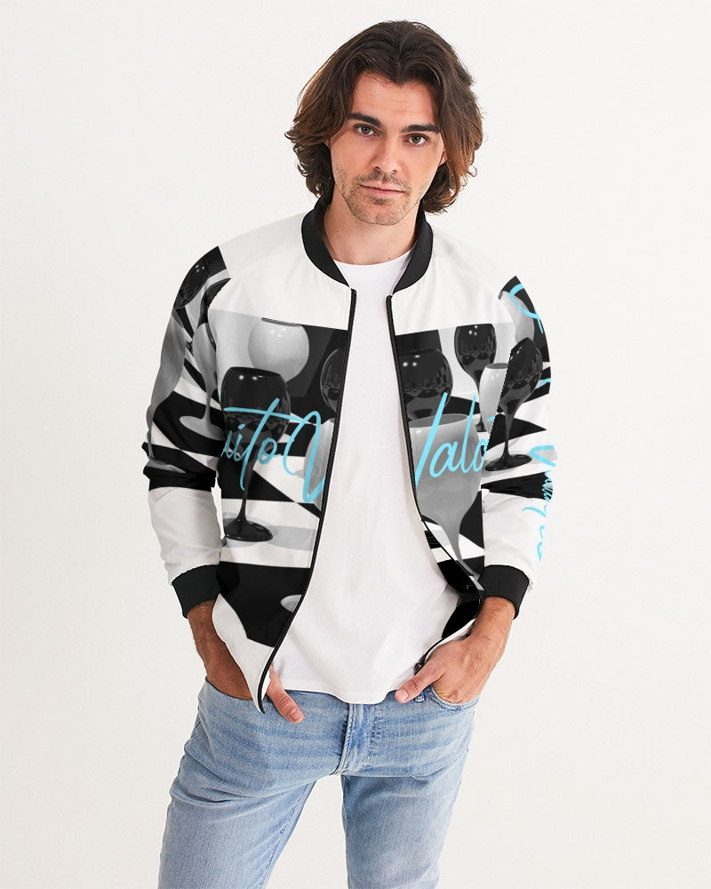 Quito Valantio!"chess moves" collections . Men's Bomber Jacket