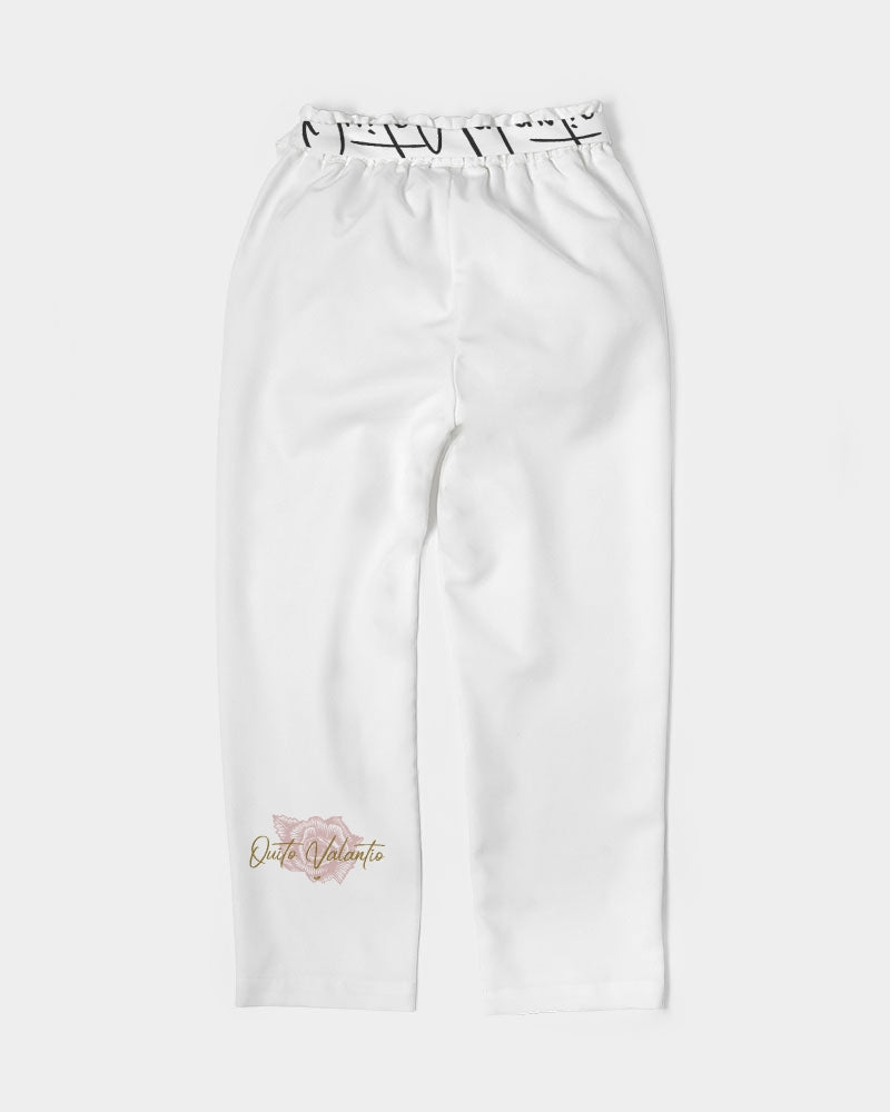 QuitoValantio!A Taste of Fujiko. Women's Belted Tapered Pants