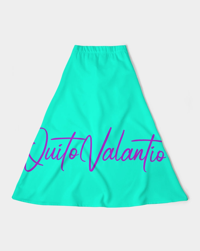 QuitoValantio!"Queen Vera"collection. Women's A-Line Midi Skirt