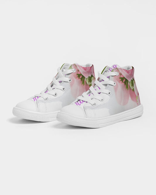 QuitoValantio!rose for mayla limited edition. Kids Hightop Canvas Shoe