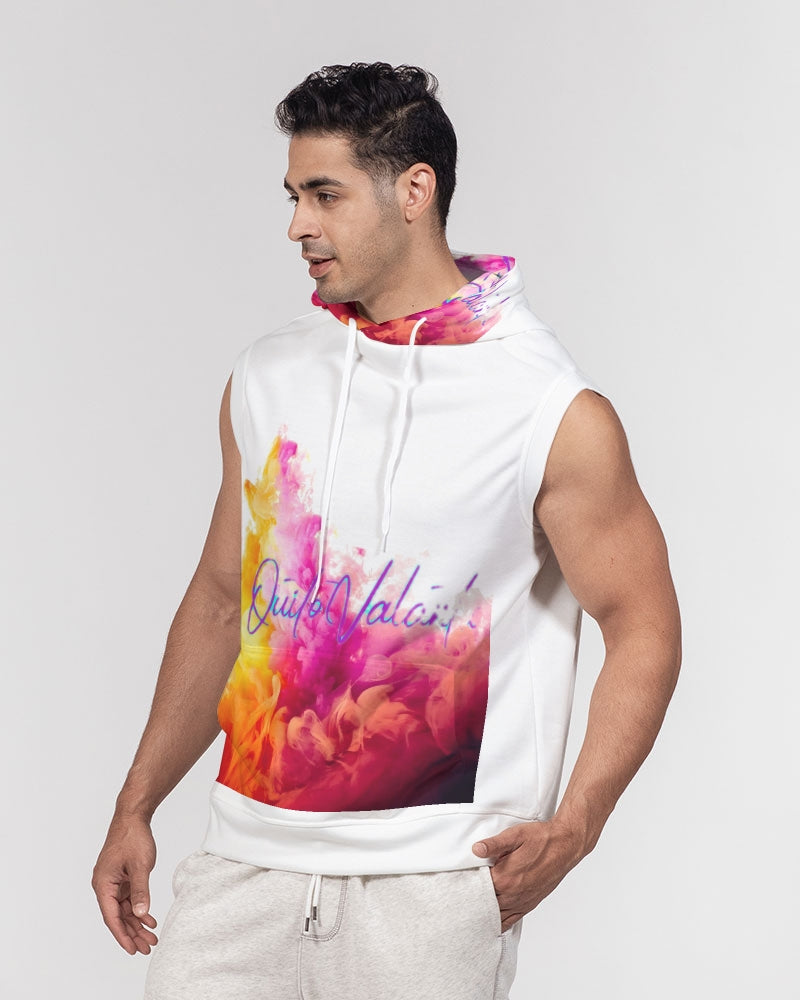 Quito Valantio!"Drip":Edition. Men's Premium Heavyweight Sleeveless Hoodie