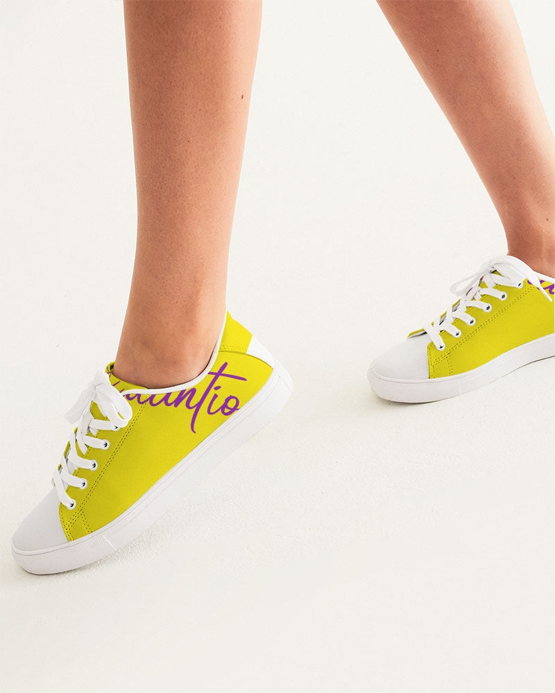 QuitoValantio!"A Taste of L.A." Women's Faux-Leather Sneaker