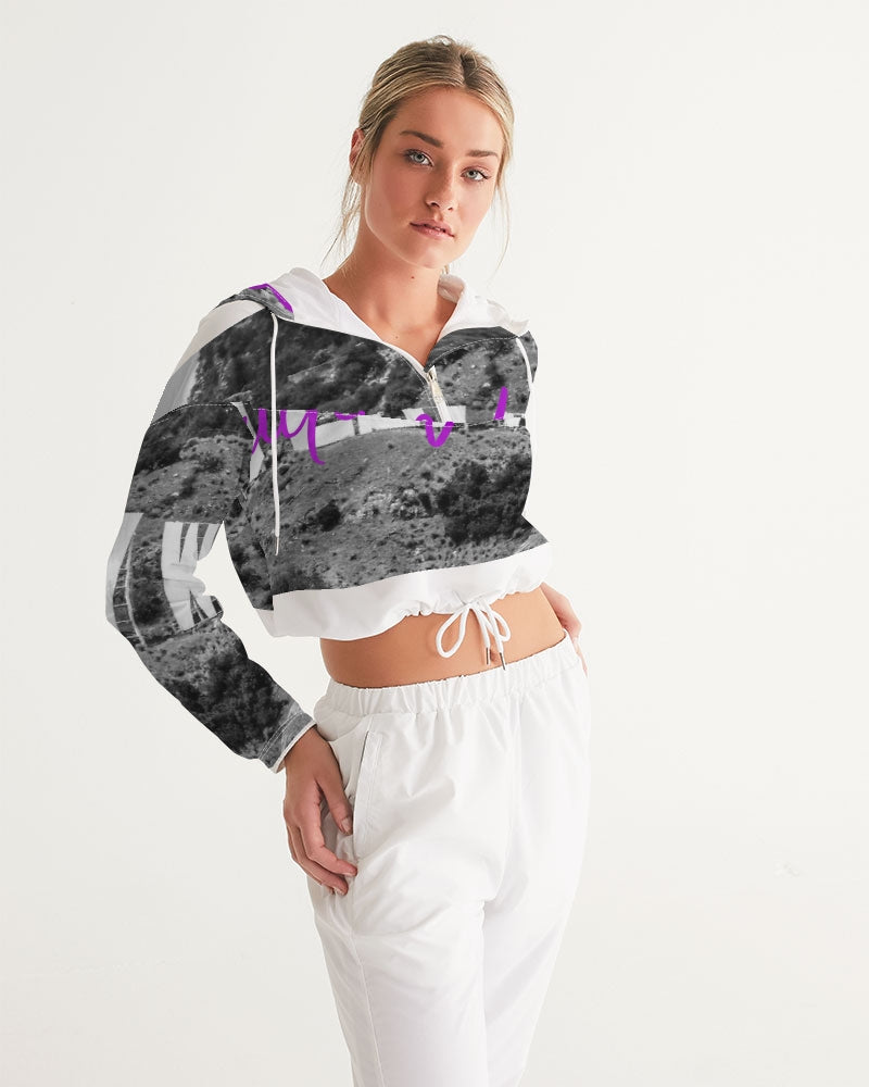 Quito Valantio "Taste of Hollywood"WCM edition. Women's Cropped Windbreaker