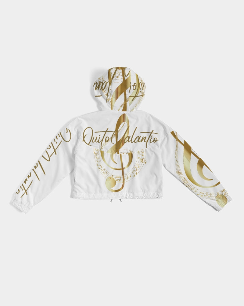 QUITO VALANTIO  "TREY-DPG" LIMITED EDITION WOMEN'S CROPPED WINDBREAKER