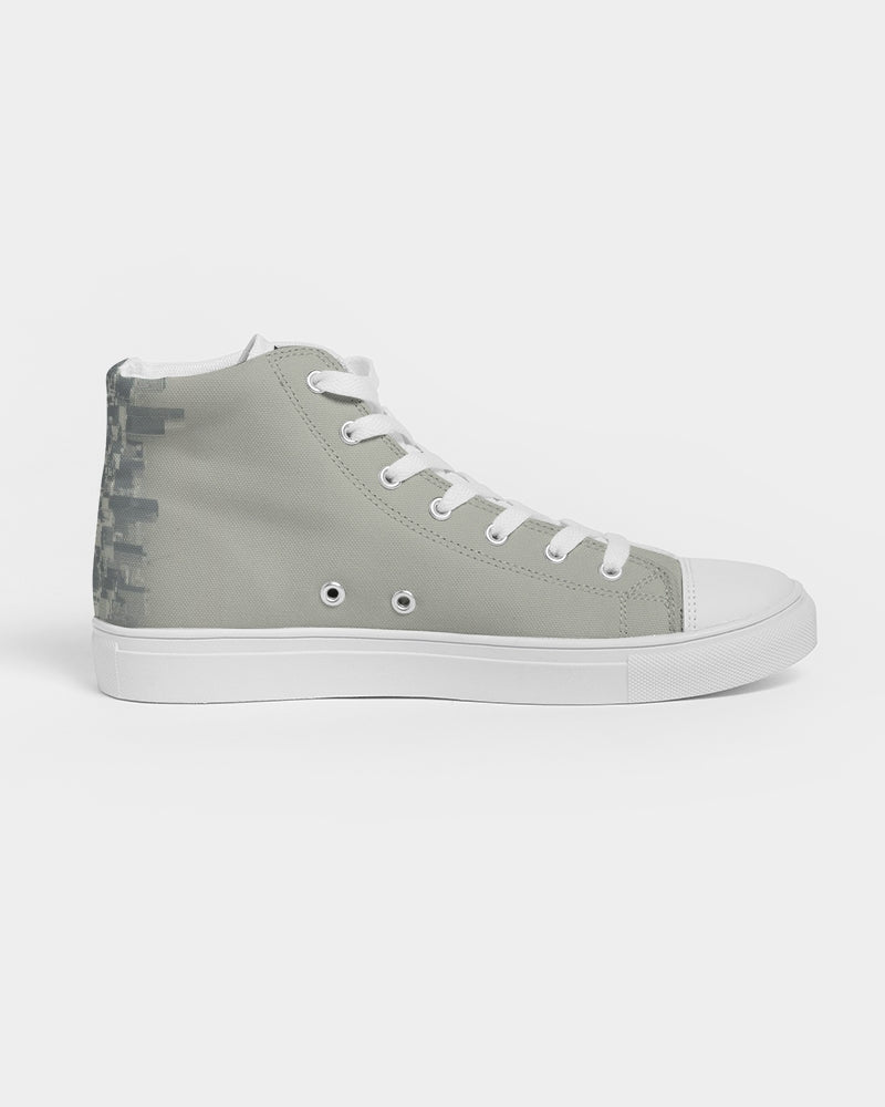 QuitoValantio!"A Taste of Losangeles"#3edition. Men's Hightop Canvas Shoe