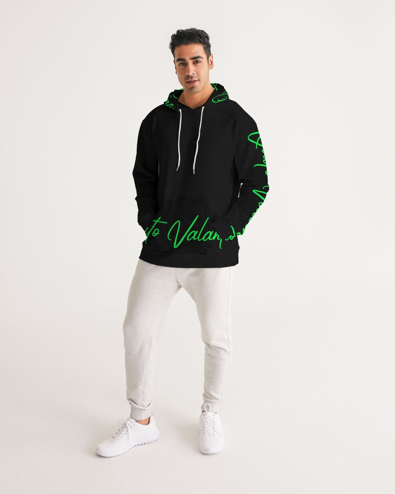 QuitoValantio!Blac rose mint2 Men's Hoodie