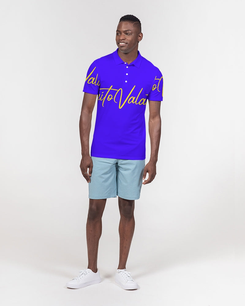 QuitoValantio!"Pacific coast"edition. Men's Slim Fit Short Sleeve Polo