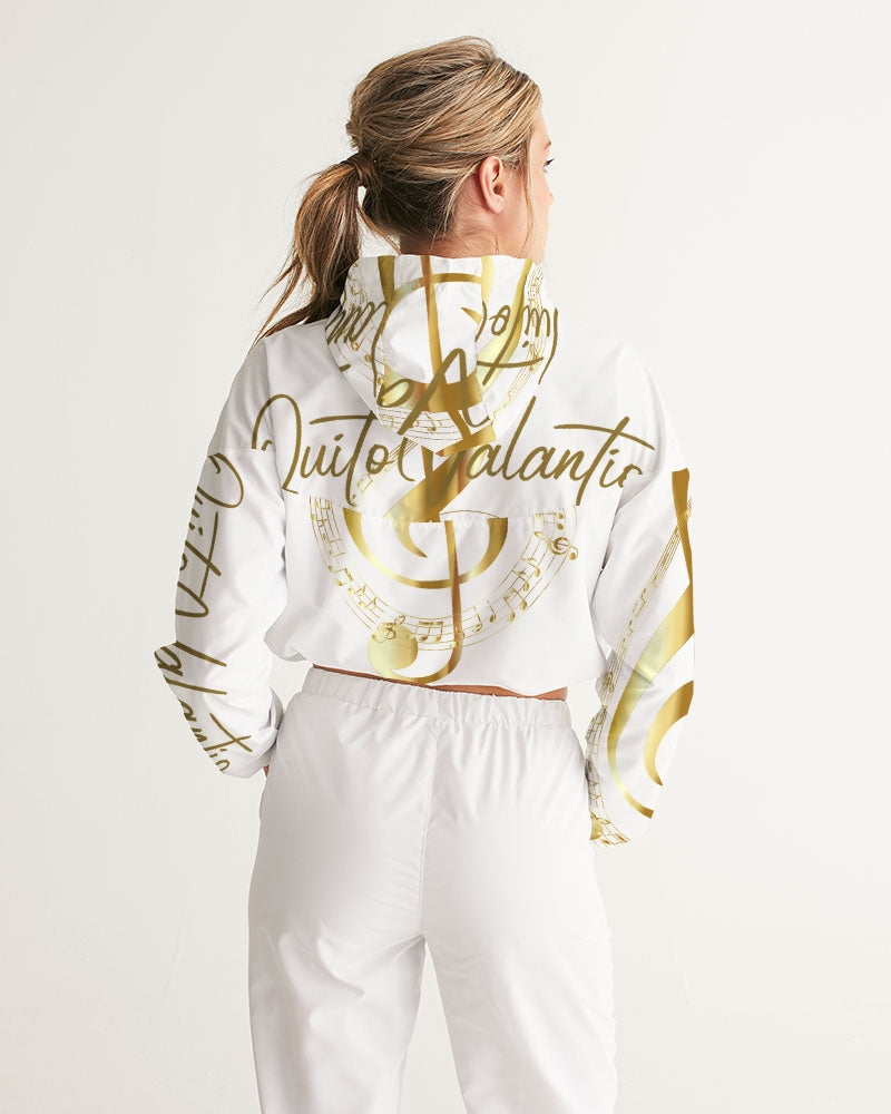 QUITO VALANTIO  "TREY-DPG" LIMITED EDITION WOMEN'S CROPPED WINDBREAKER