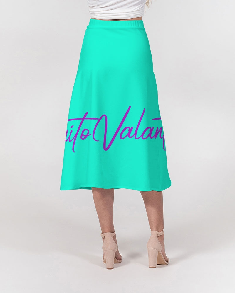 QuitoValantio!"Queen Vera"collection. Women's A-Line Midi Skirt