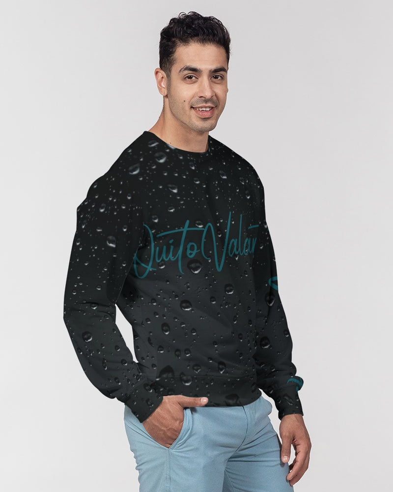 QuitoValantio! "Taste of pinc reign."edition. Men's Classic French Terry Crewneck Pullover