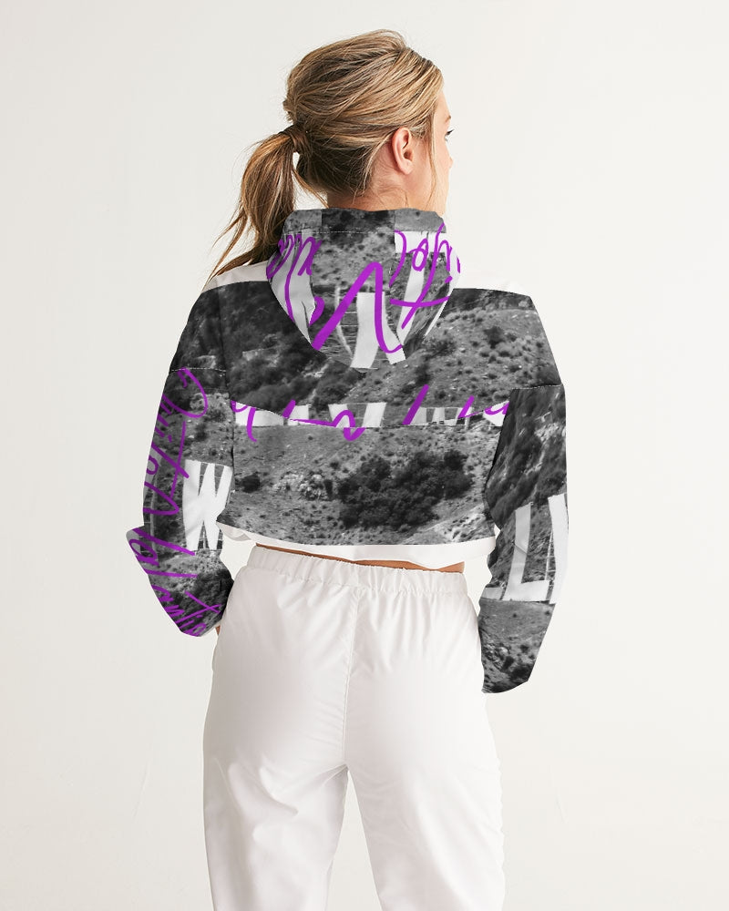 Quito Valantio "Taste of Hollywood"WCM edition. Women's Cropped Windbreaker