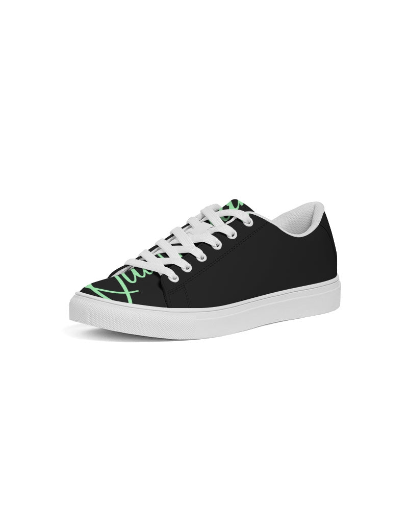 Quito Valantio "Taste of Darc mint "Collections Men's Faux-Leather Sneaker