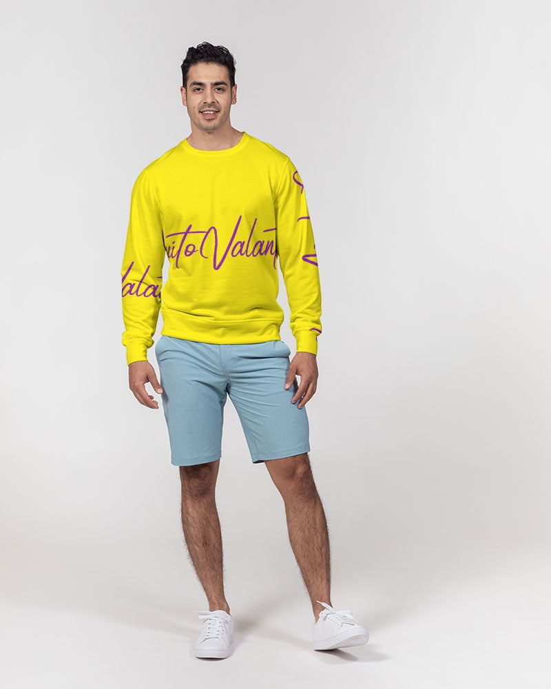 QuitoValantio!"A Taste of L.A." Men's Classic French Terry Crewneck Pullover