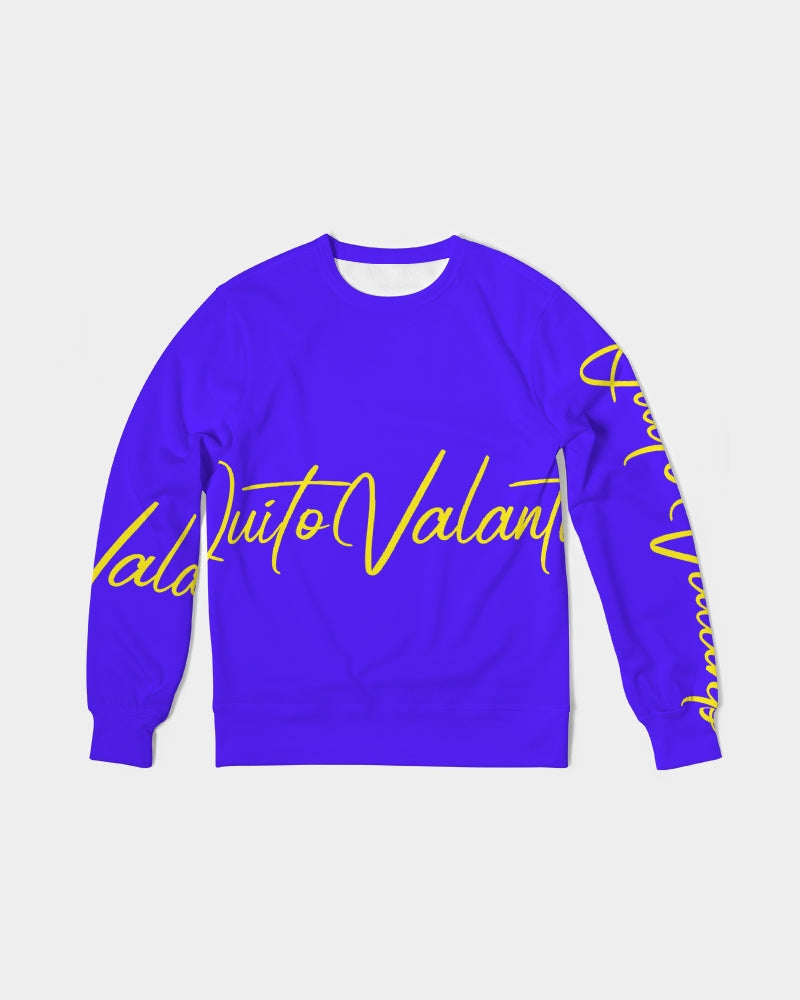 QuitoValantio!"Pacific coast"edition. Men's Classic French Terry Crewneck Pullover