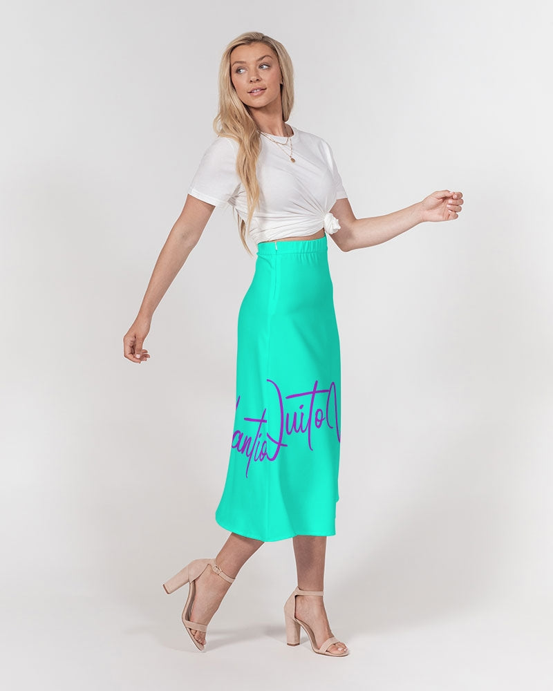 QuitoValantio!"Queen Vera"collection. Women's A-Line Midi Skirt