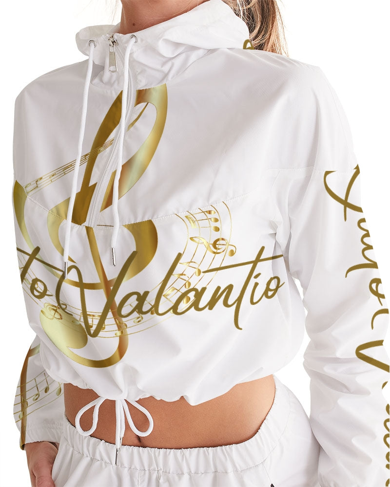 QUITO VALANTIO  "TREY-DPG" LIMITED EDITION WOMEN'S CROPPED WINDBREAKER