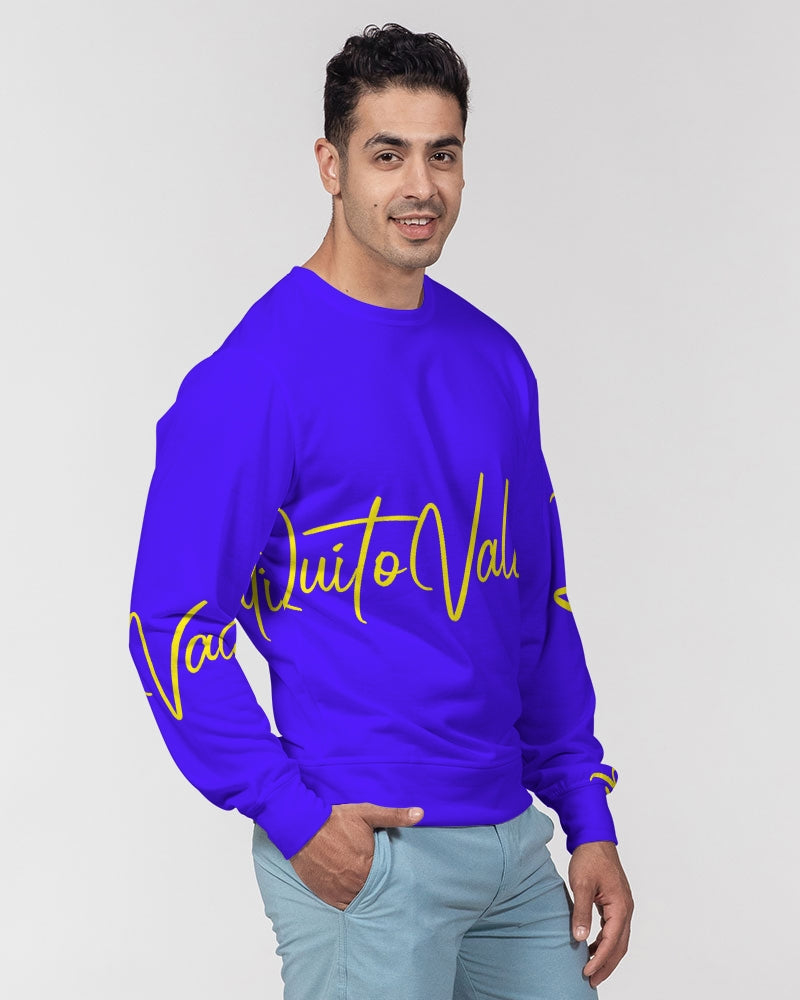 QuitoValantio!"Pacific coast"edition. Men's Classic French Terry Crewneck Pullover