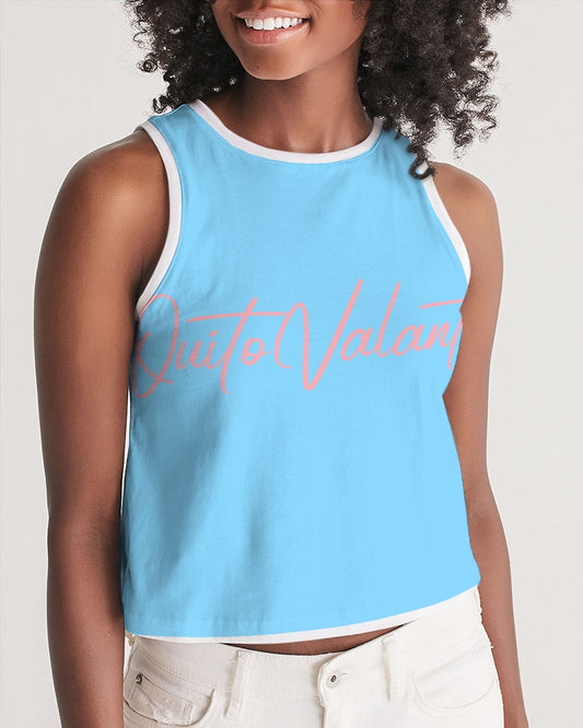 Quito Valantio!"soft tones "collection. Women's Cropped Tank