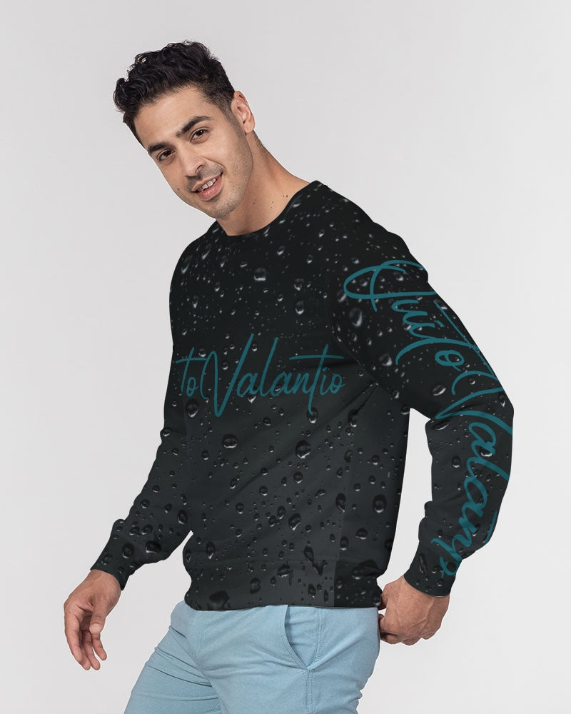 QuitoValantio! "Taste of pinc reign."edition. Men's Classic French Terry Crewneck Pullover