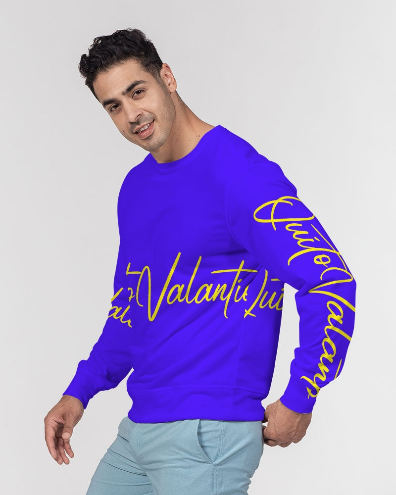 QuitoValantio!"Pacific coast"edition. Men's Classic French Terry Crewneck Pullover