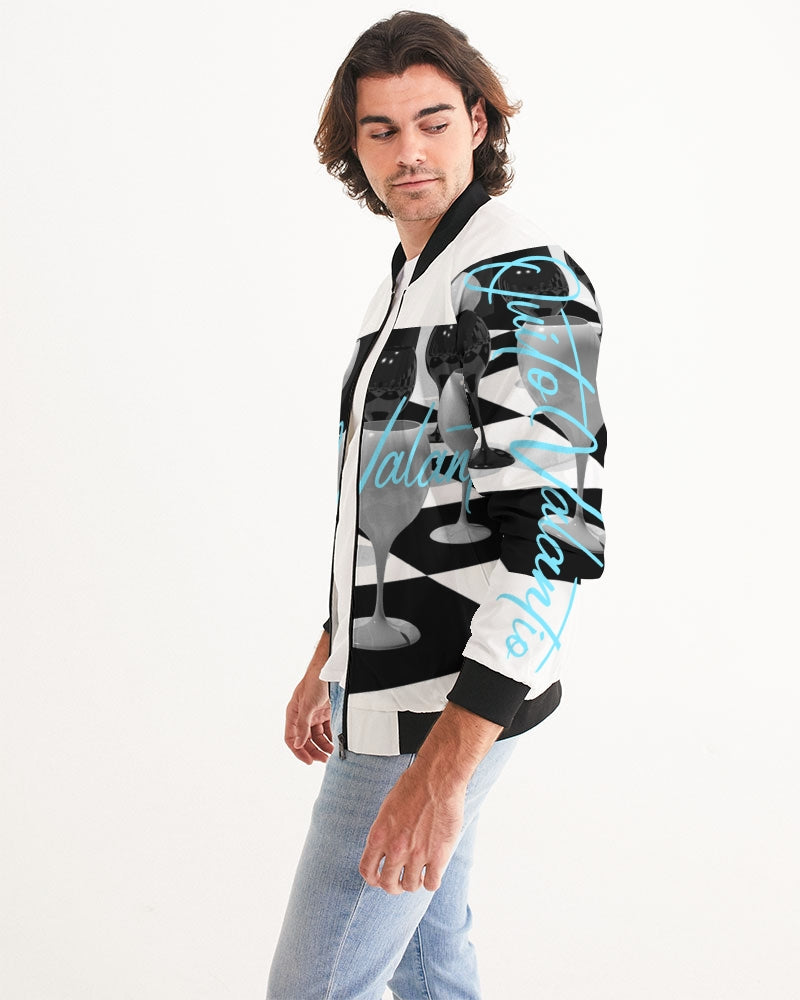 Quito Valantio!"chess moves" collections . Men's Bomber Jacket