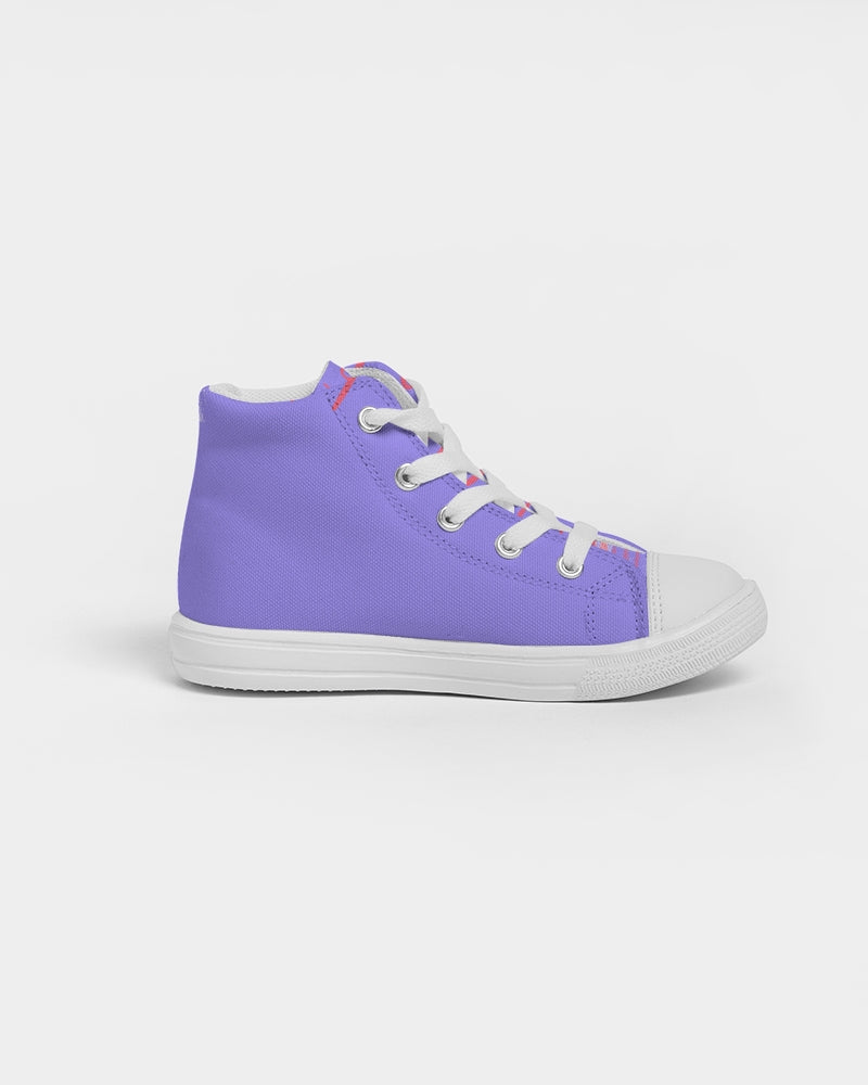 Quito Valantio "purpmidst collection" Kids Hightop Canvas Shoe