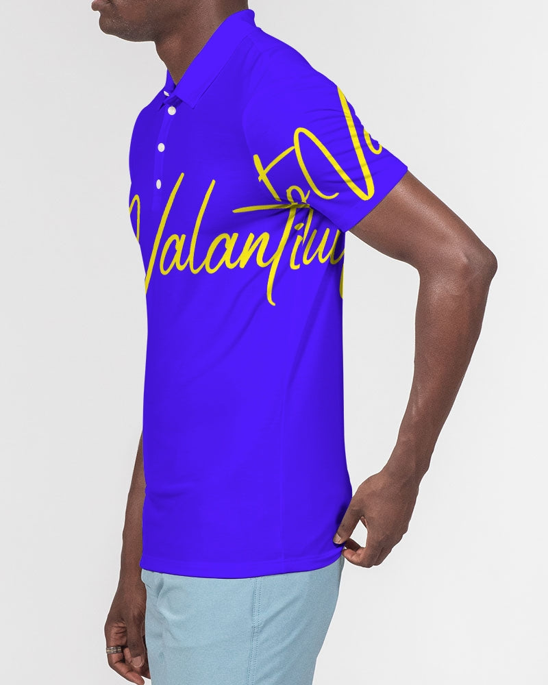 QuitoValantio!"Pacific coast"edition. Men's Slim Fit Short Sleeve Polo