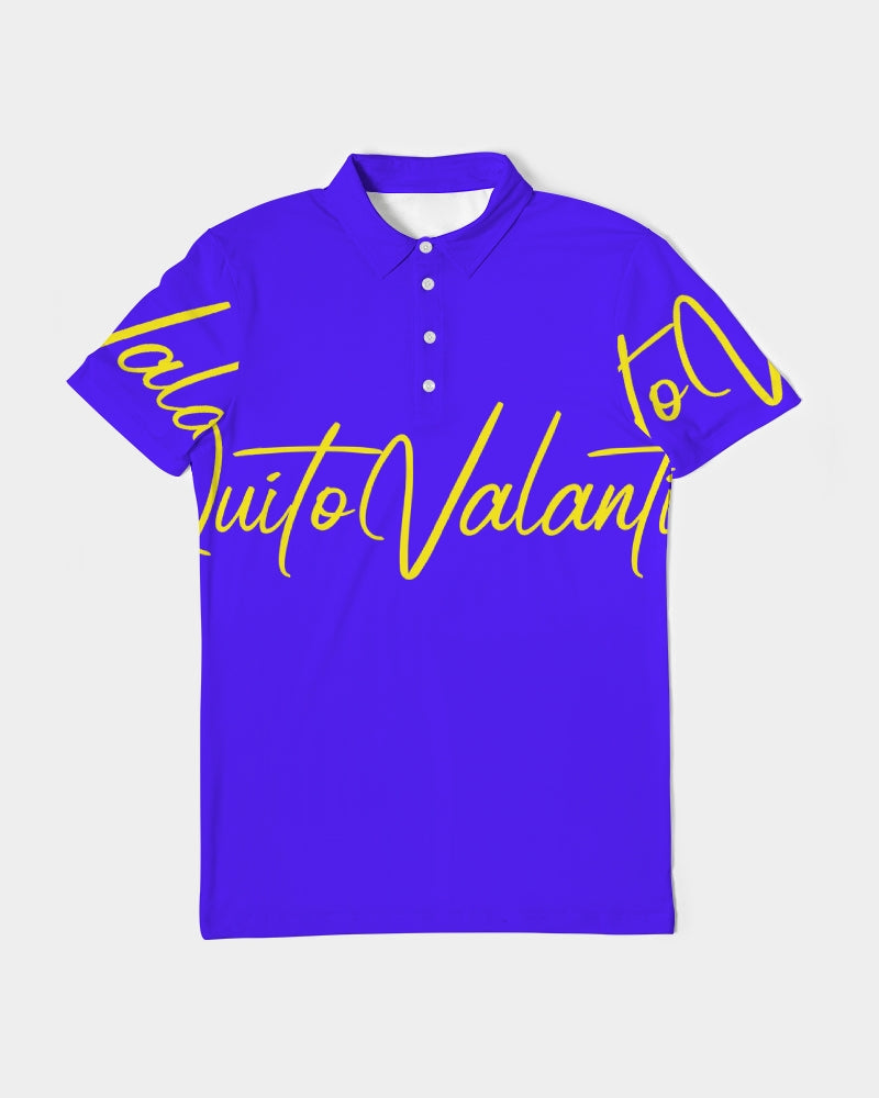 QuitoValantio!"Pacific coast"edition. Men's Slim Fit Short Sleeve Polo