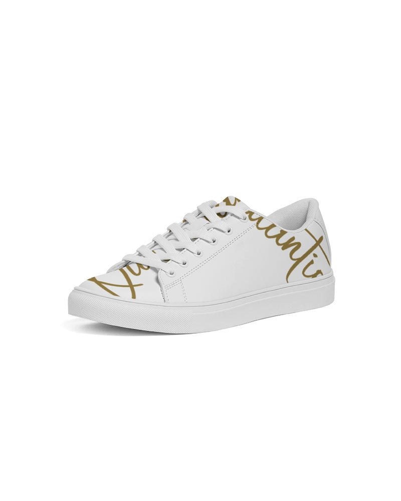 QuitoValantio!"Golden"edition. Men's Faux-Leather Sneaker