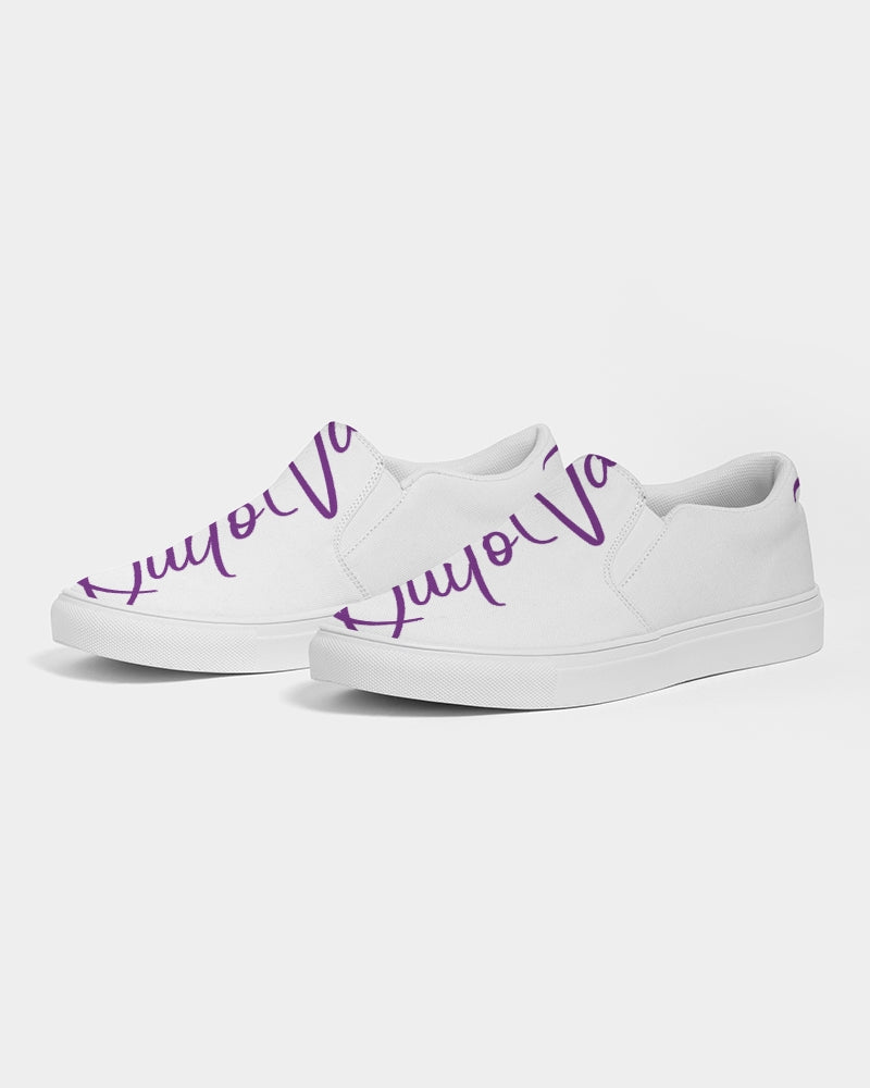 QuitoValantio!"Purple-oca"Collection's Women's Slip-On Canvas Shoe